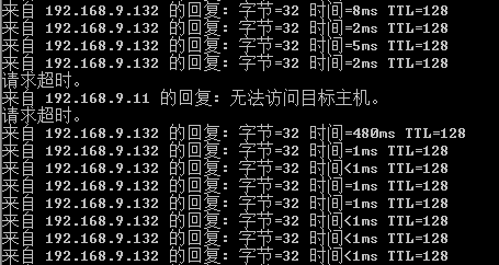 FT-ping的中断情况